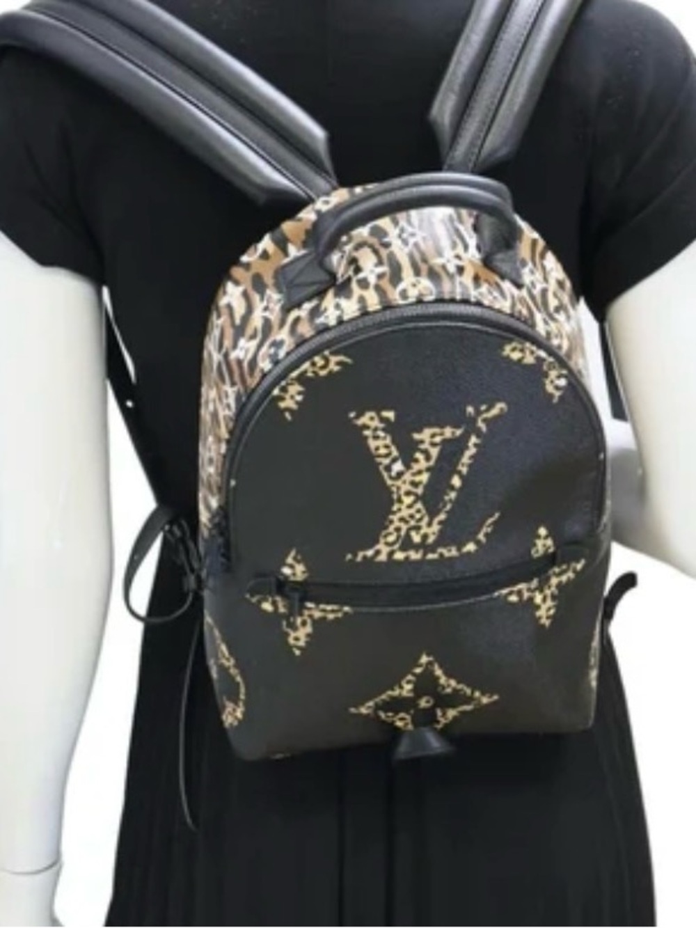 Louis Vuitton Jungle Monogram Giant Palm Springs PM Backpack - Picture 3 of 16